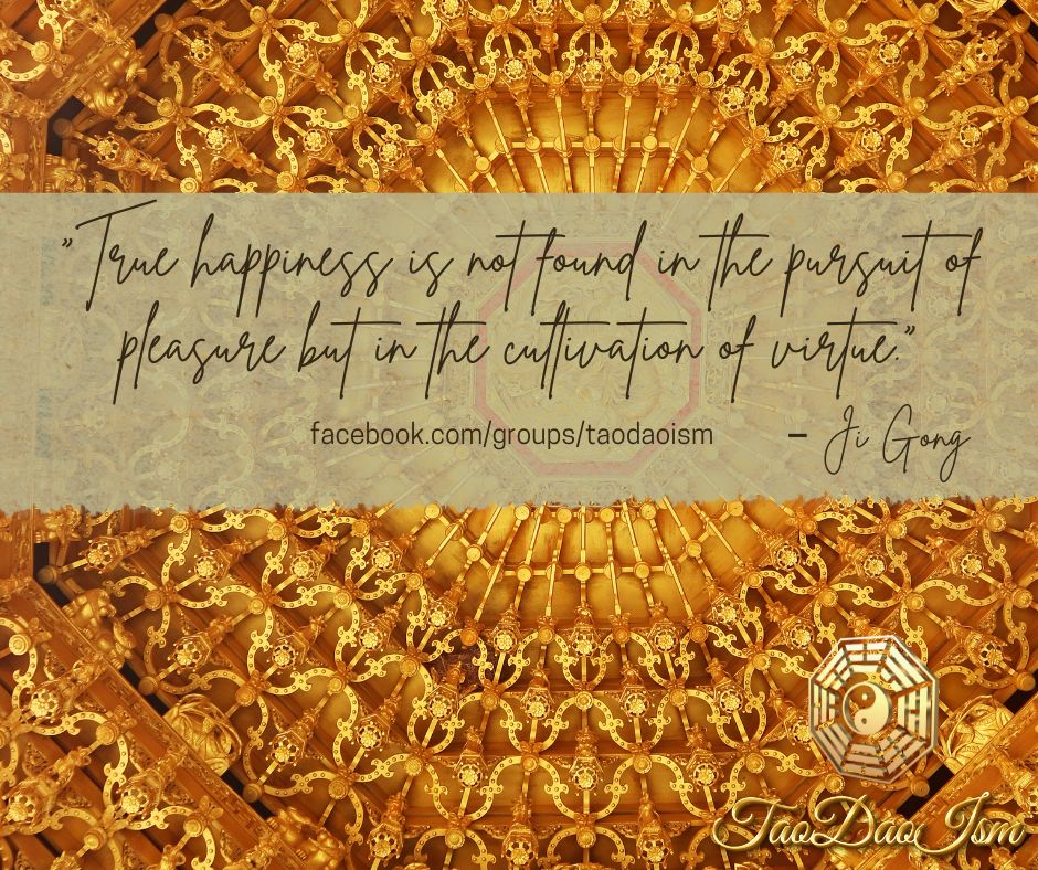 True happiness is not found in the pursuit of pleasure but in the cultivation of virtue.